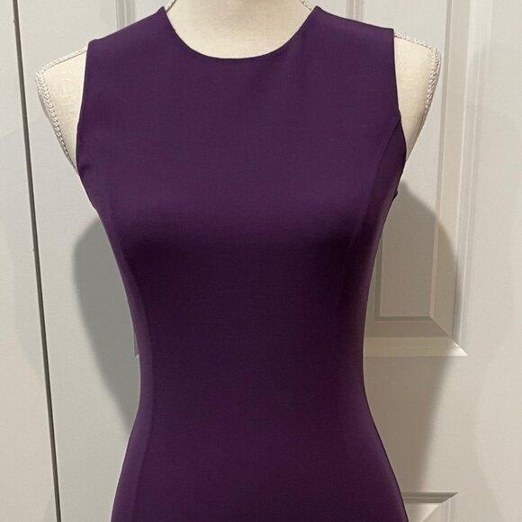 Michael Kors Collection Purple Midi Dress - Picture 1 of 9